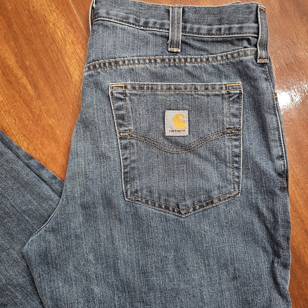 Carhartt Men's Blue Jeans - Picture 2 of 4